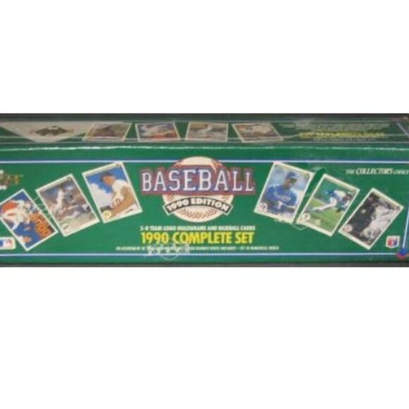 1990 Upper Deck Baseball Complete Set 800 Cards + 3D Team Logo Holos NEW -Sealed - Picture 2 of 2